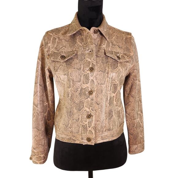 Ruby Road Jackets & Blazers - RUBY ROAD Snakeskin Jacket, Size 8P